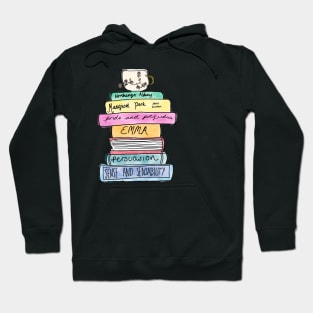 Jane Austen book stack Hoodie